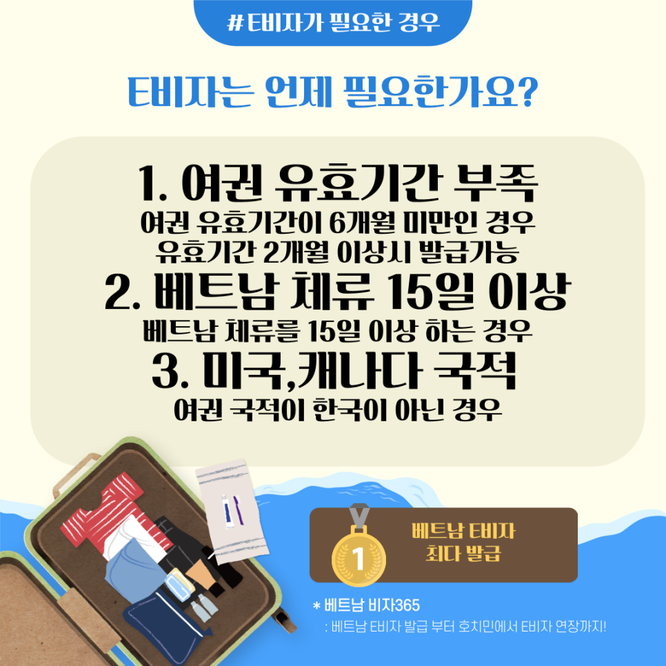 비자가 필요한 경우